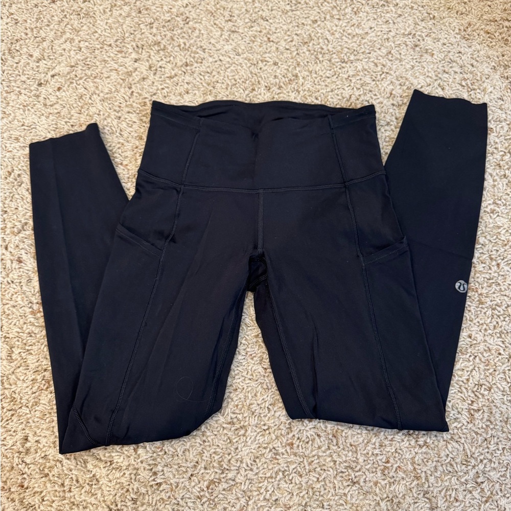 lululemon fast and free Black Leggings